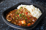 Country Munch Chicken in Black Bean Sauce w/ White Rice